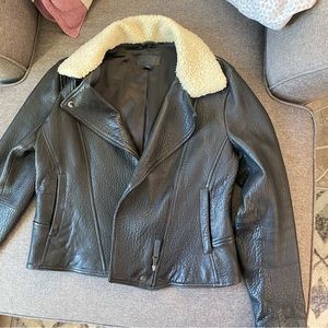 Nice Monk and Lou 100% leather jacket size L
